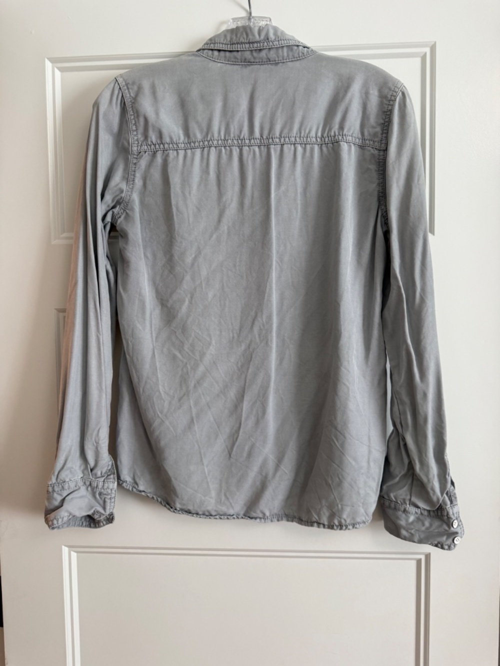 Halogen Gray Utility Button Down - Picture 3 of 3